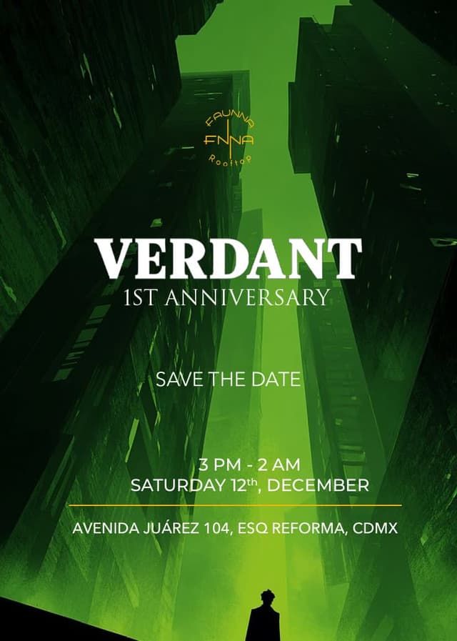VERDANT: 1er Aniversario
