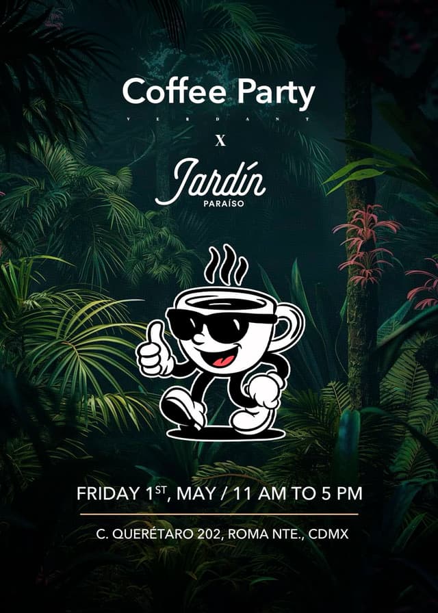 Coffee Party X Jardín Paraíso
