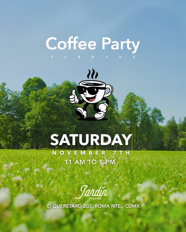 Coffee Party X Jardín Paraíso - Nov