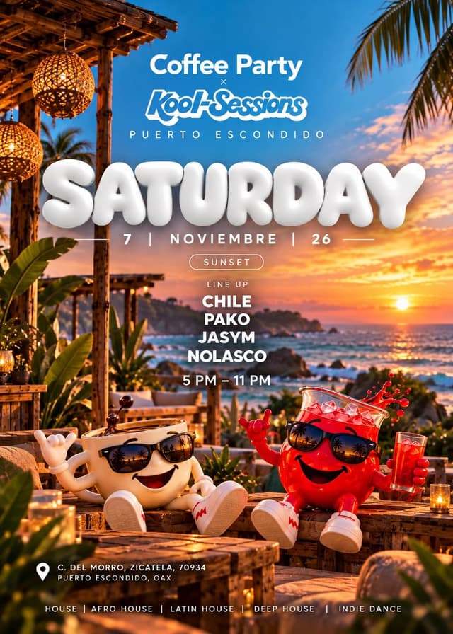 Kool Sessions X Coffee Party: Cactus Beach Club