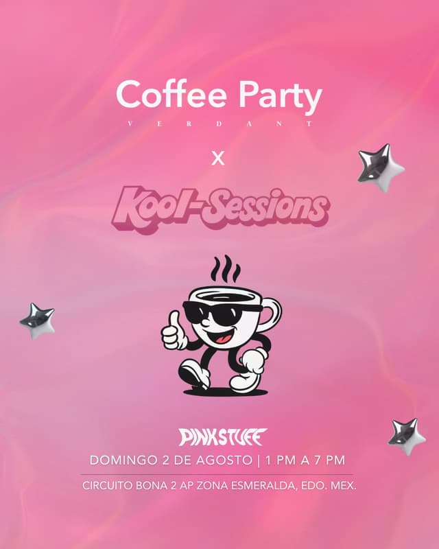 COFFEE PARTY X PINK STUFF
